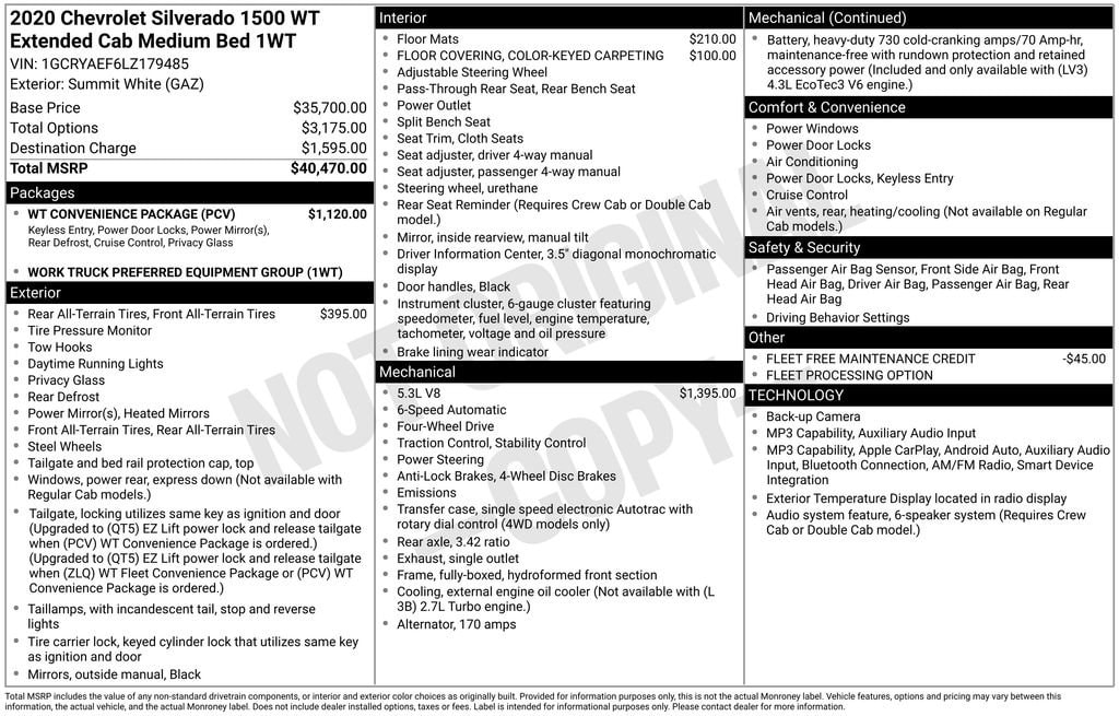 chevrolet silverado 1500 2020 1GCRYAEF6LZ179485 image chevrolet silverado 1500 2020 1GCRYAEF6LZ179485 image